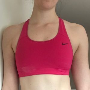 Pink High Support Sports Bra